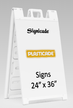 A-Frame Signs & Banner Stands / Plasticade A-frame