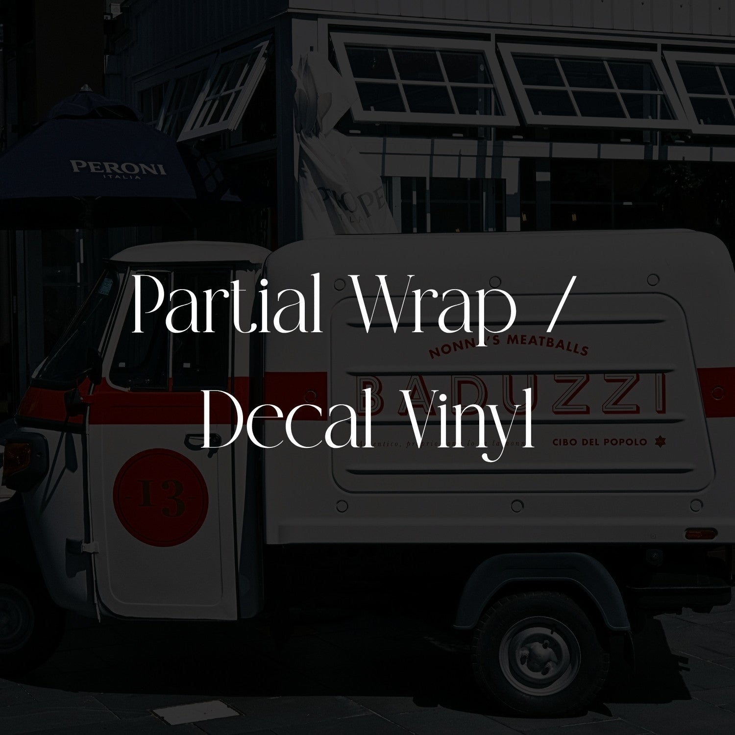 Partial Wrap / Decal Vinyl – SF Plastic & Sign Supply Inc