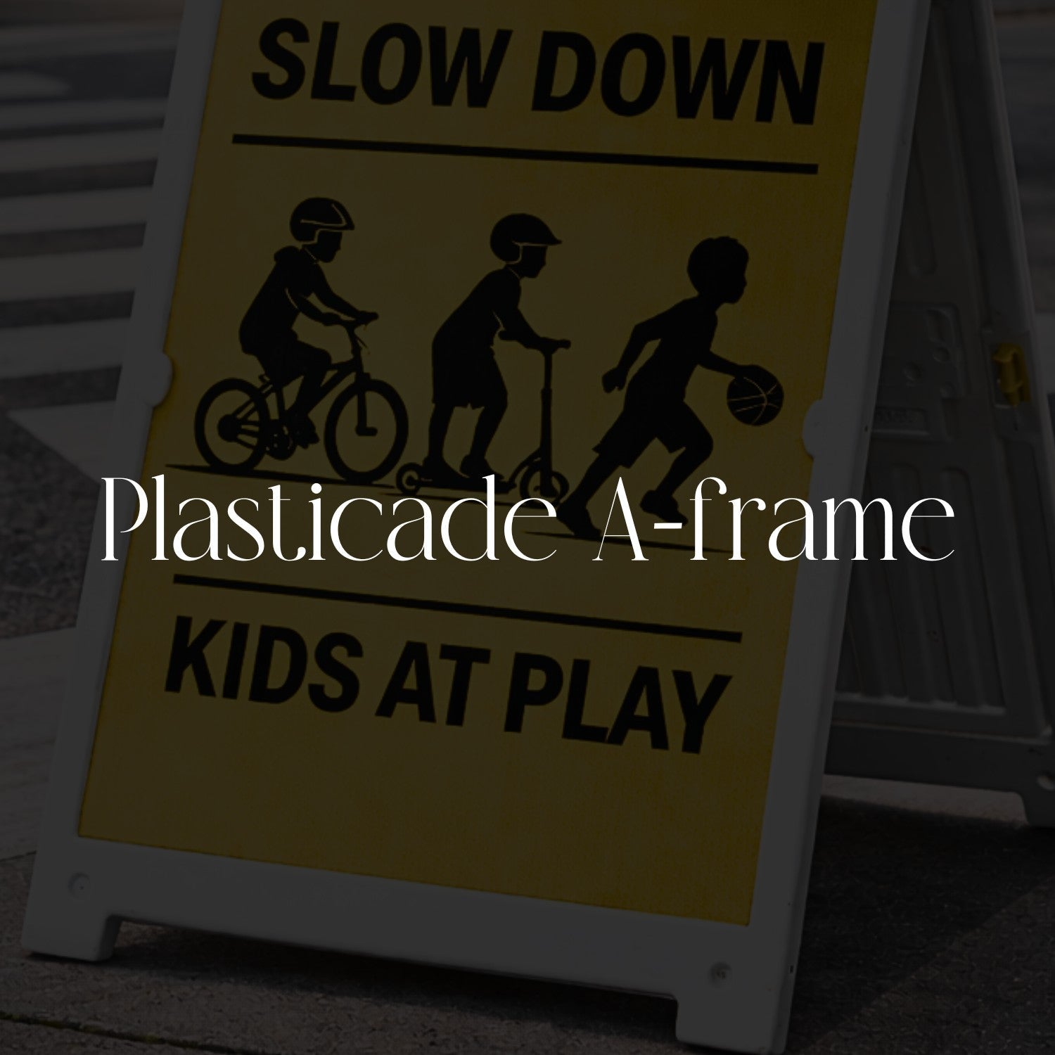 Plasticade A-frame - SFPlasticSignSupply