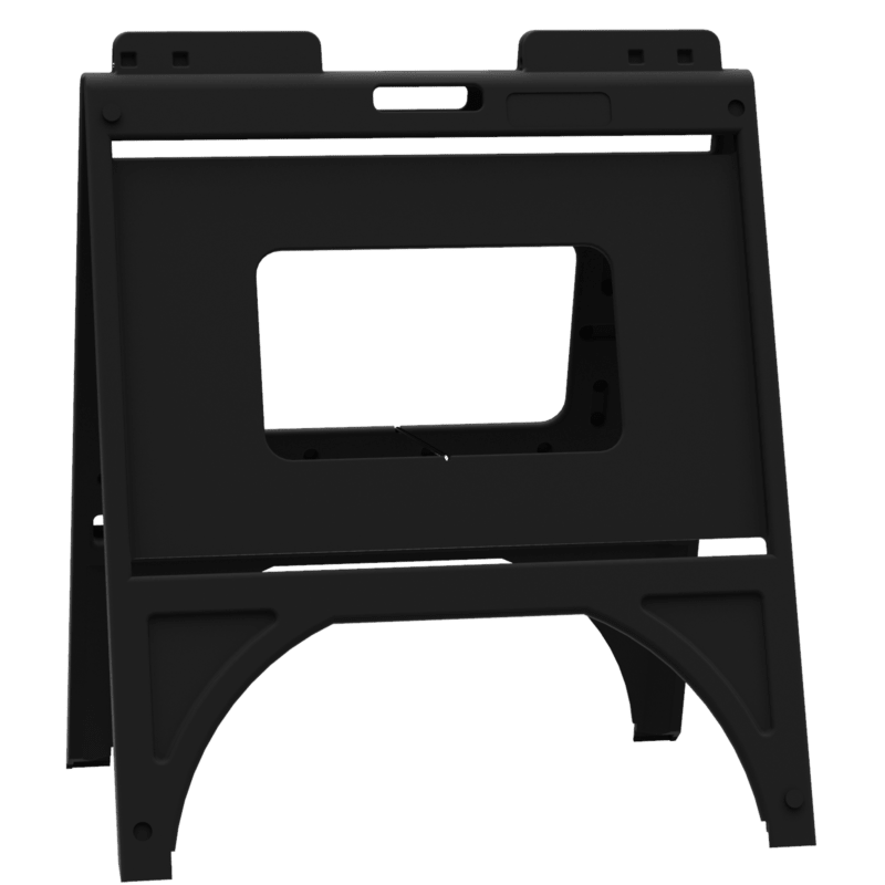 Plasticade Quiksign A-Frame 24 x 18 Black