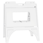 Plasticade Quiksign A-Frame 24 x 18 White