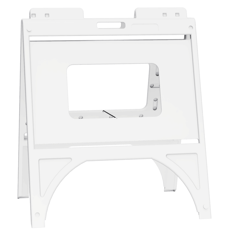 Plasticade Quiksign A-Frame 24 x 18 White