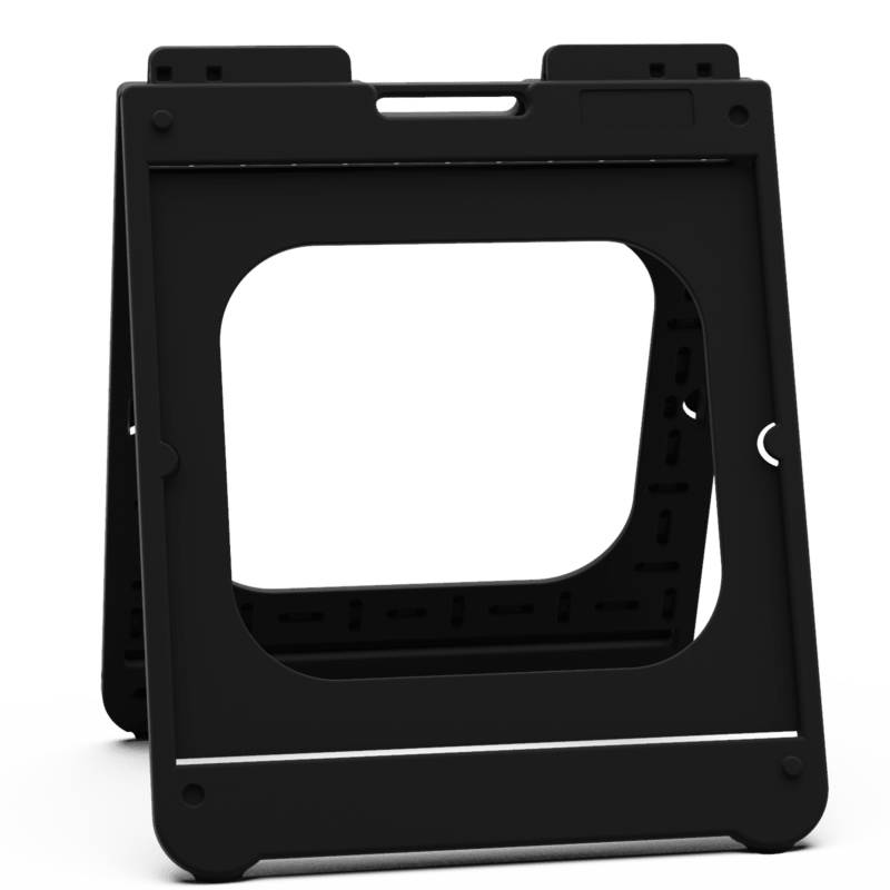 Plasticade Simpo Square A-Frame 24 x 24 Black