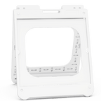 Plasticade Simpo Square A-Frame 24 x 24 White