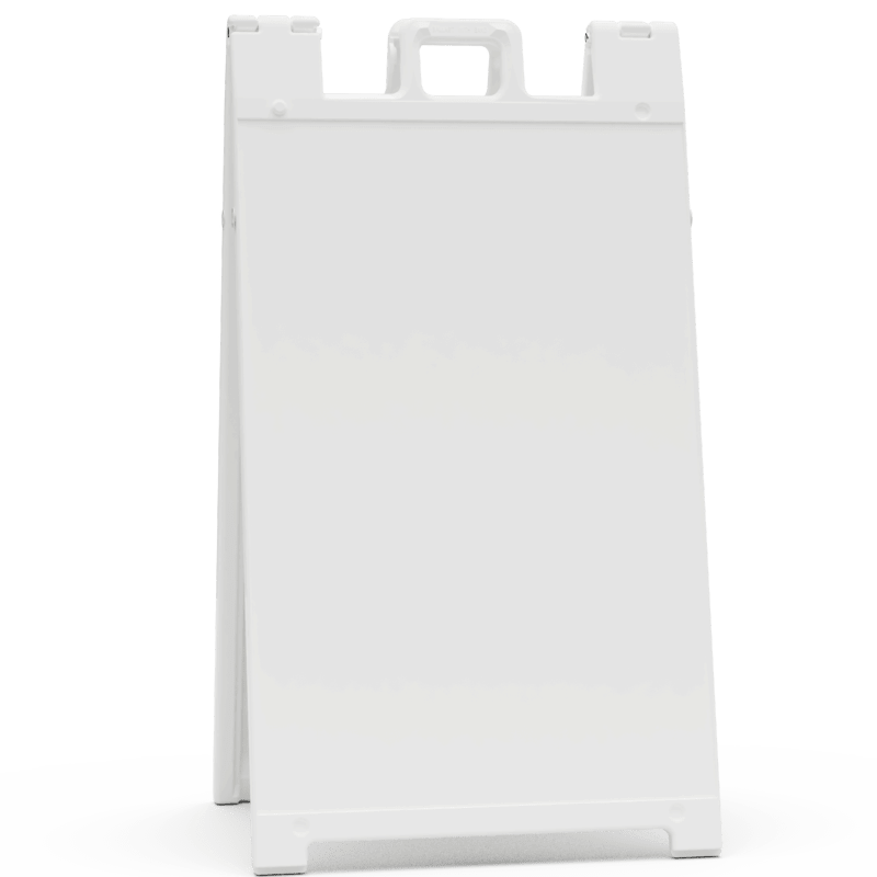 Plasticade Signicade A-Frame 24 x 36 White