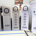 36X98 Roll-Up 9 mil White Luster With Grey Back Petpvc