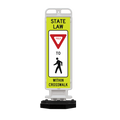 Crosscade Crosswalk Sign Holder — 36" x 12" (28 lb Base)