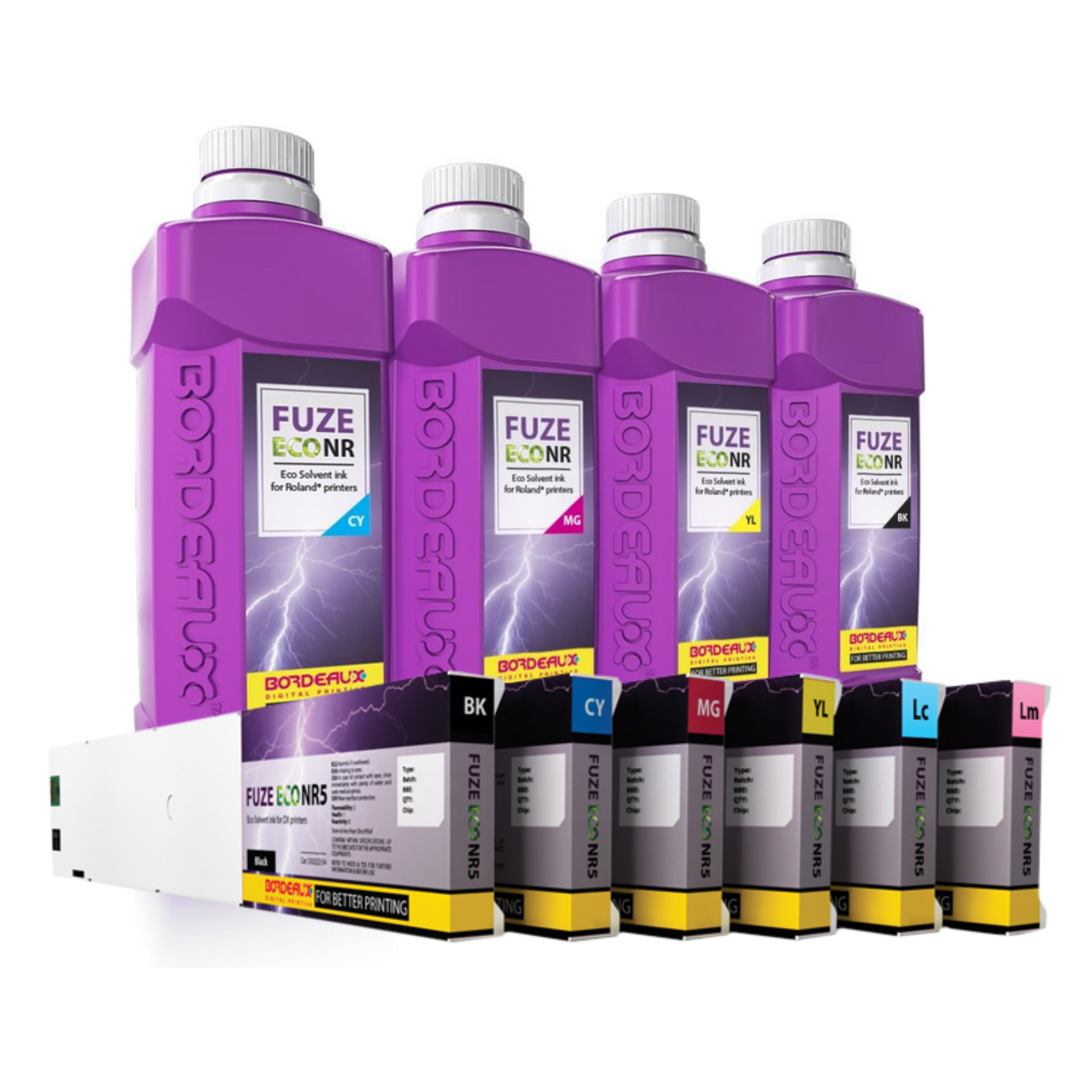 Bordeaux® FUZE ECO NR4.1 Eco-Solvent Ink