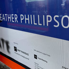 Contra Vision® Performance HD White on Black 40% Perforated Window Film