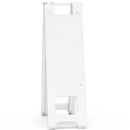 Narrowcade® A-Frame Sign Holder — 12" x 24" White