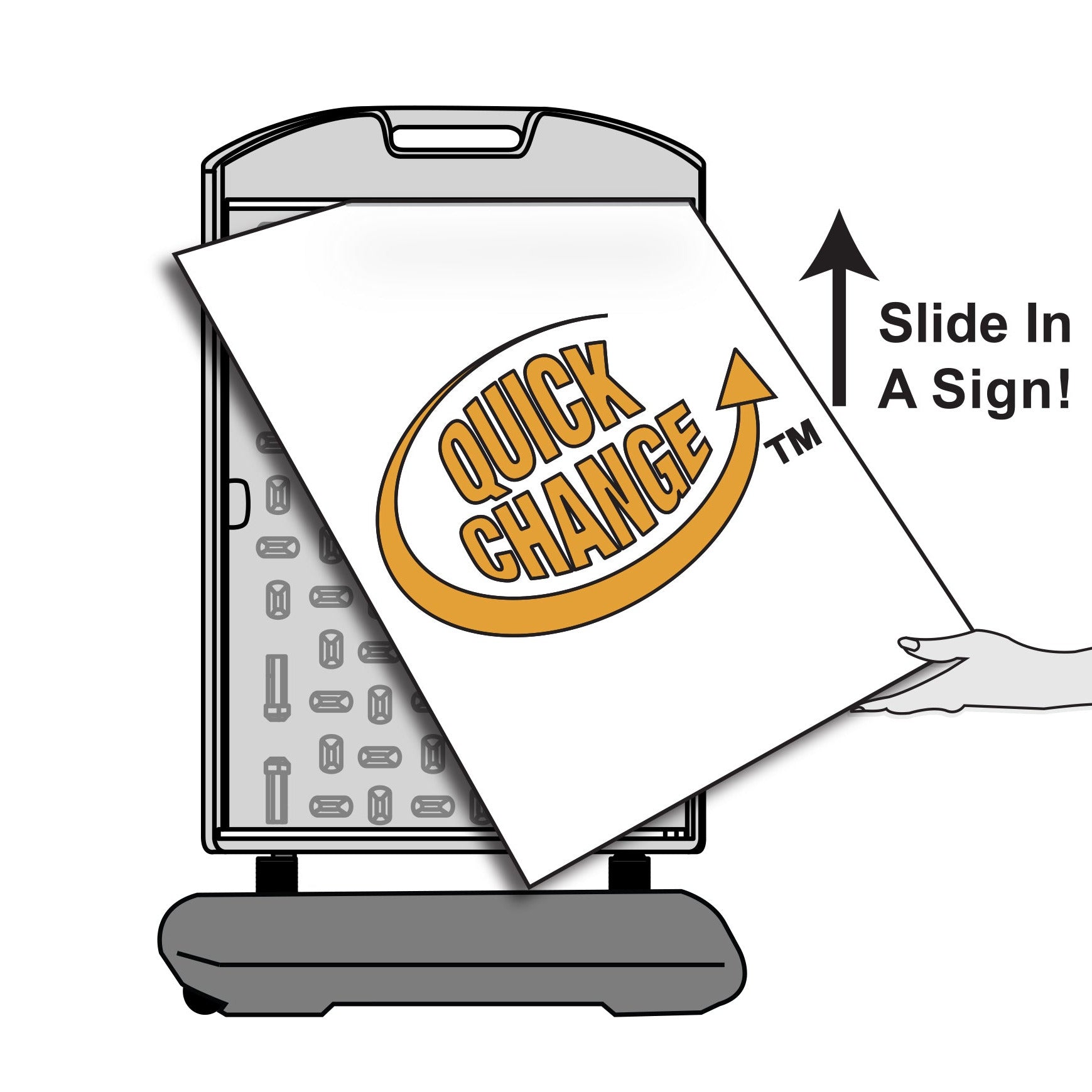 Windsign II A-Frame Sign Holder