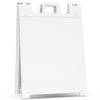 SquareCade™ 36 A-Frame Sign Holder — 24" x 24" White