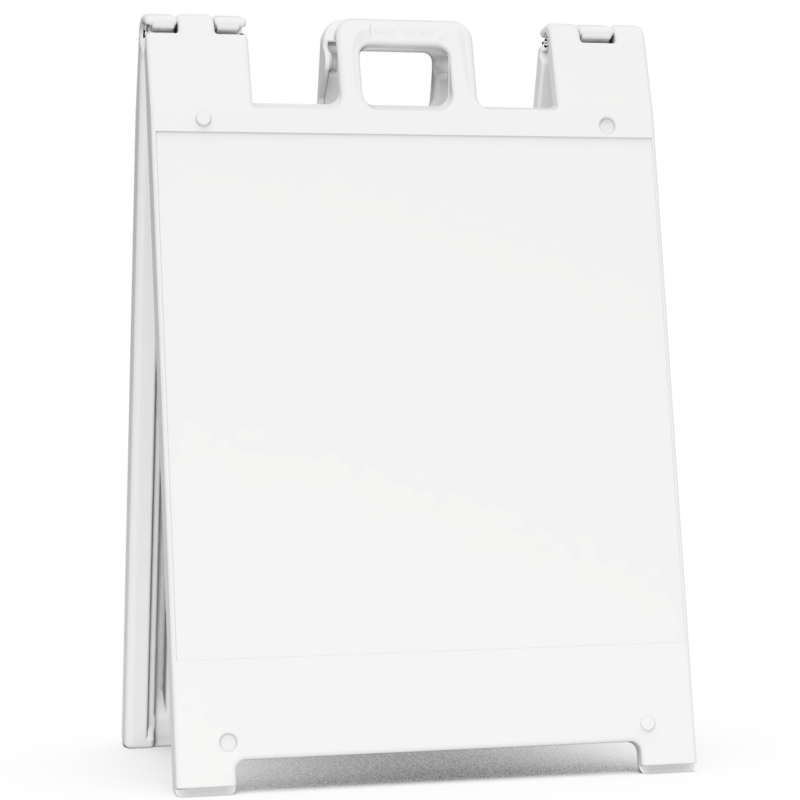 SquareCade™ 36 A-Frame Sign Holder — 24" x 24" White