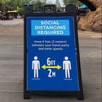 Sidewalk A-Frame Sign Holder