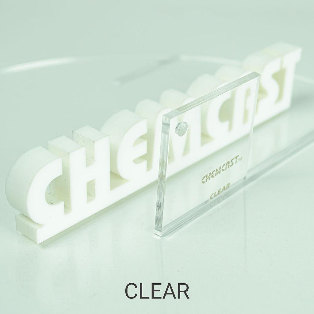 Cast Acrylic - Clear - SFPlastics&sSignSupply