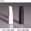 EC-15P-SB Black Short Stop 15mm (100-Pack) — Default Title