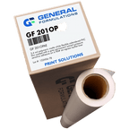 General Formulations GF 201OP Solvent Adhesive Matte White Opaque Vinyl
