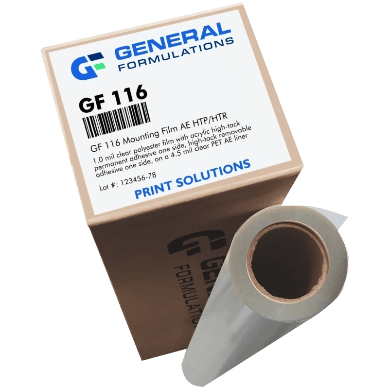 General Formulations GF 116 Clear Polyester Removable Air Egress 54 inch Width