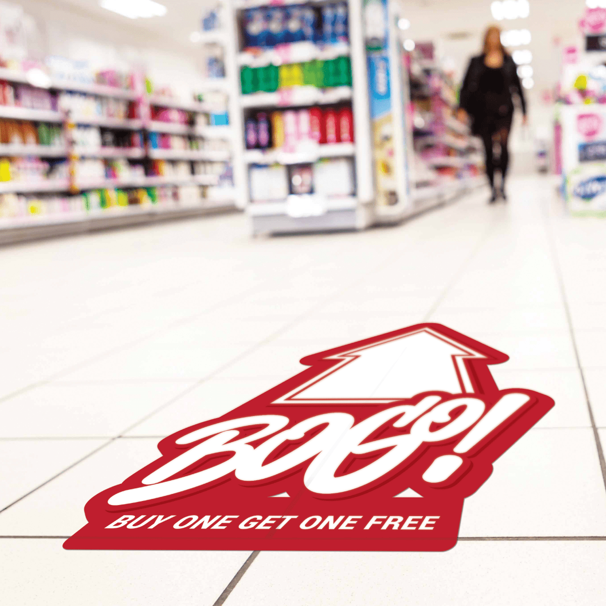 General Formulations GF 210 Traffic Graffic Matte White Floor Advertising Vinyl