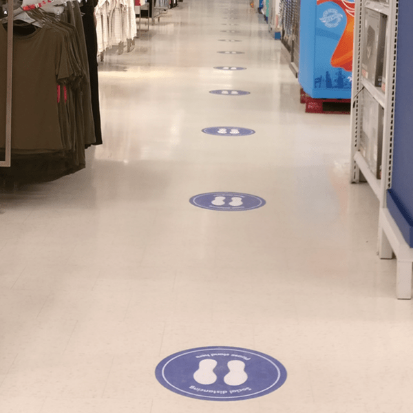 General Formulations® GFC212 Traffic Graffic® 3.4-mil Matte White Carpet Advertising Vinyl — 54" / 150 Feet