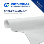 General Formulations GF 224 TransMark Matte White Translucent Vinyl