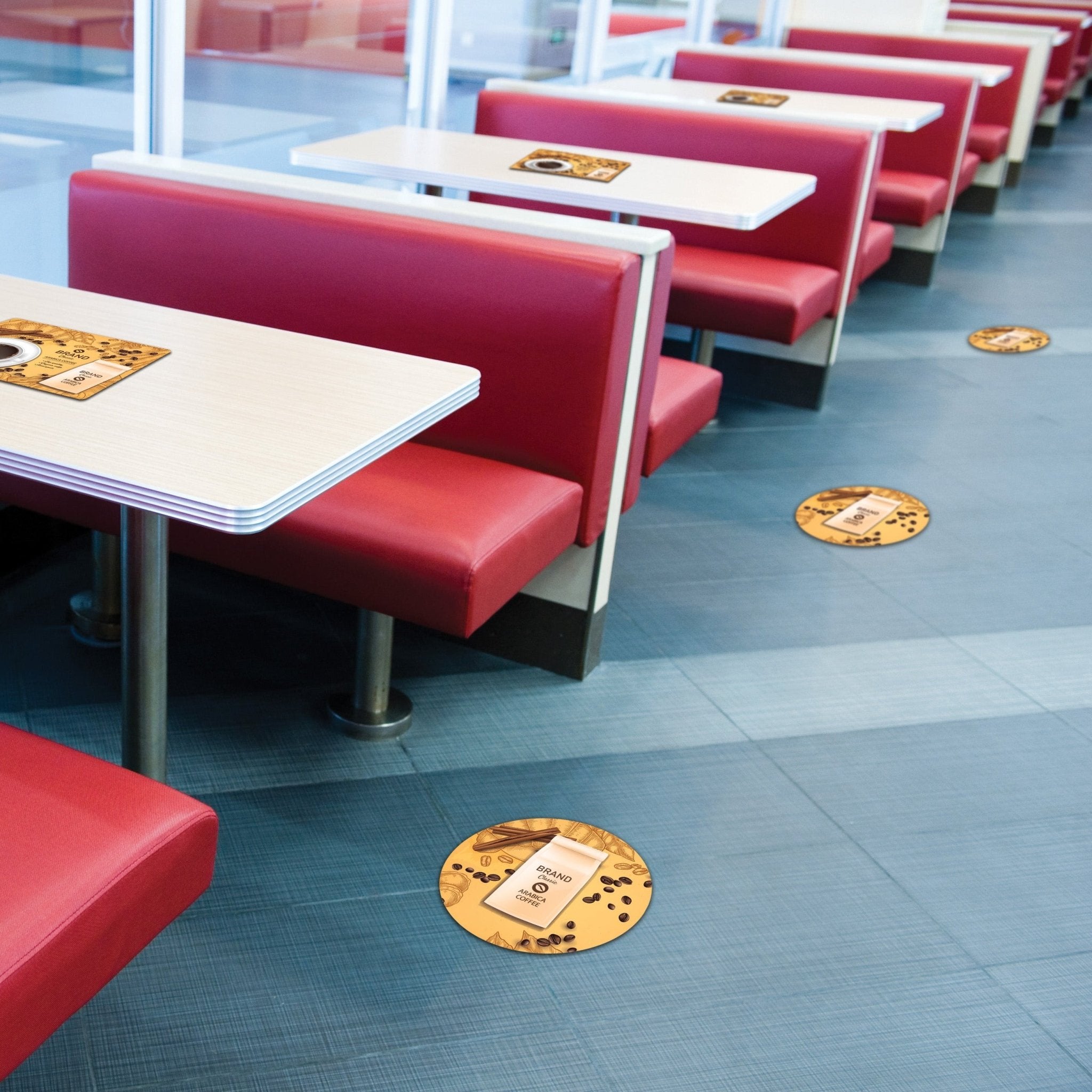 General Formulations® GFC213 Traffic Graffic® UL 3.75 - mil Embossed Clear Polypropylene Floor Laminate - SFPlastics&sSignSupply
