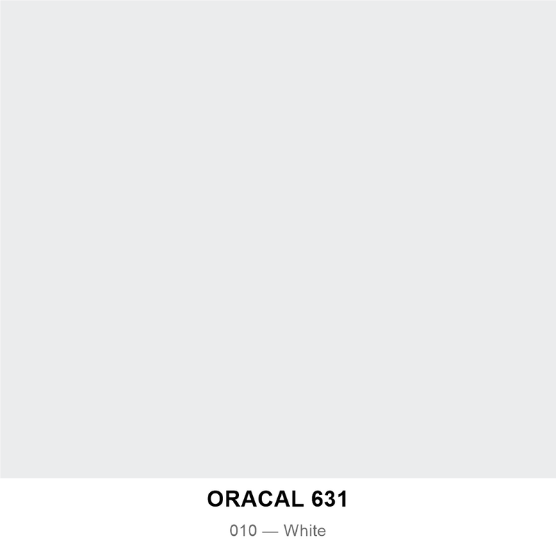 ORACAL® 631 Exhibition Cal Removable Matte Plotter Film — 010 — White / 24" x 50 Yards