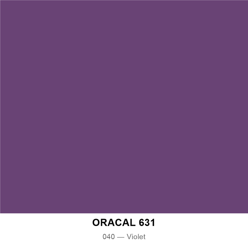 ORACAL® 631 Exhibition Cal Removable Matte Plotter Film — 040 — Violet / 24" x 50 Yards