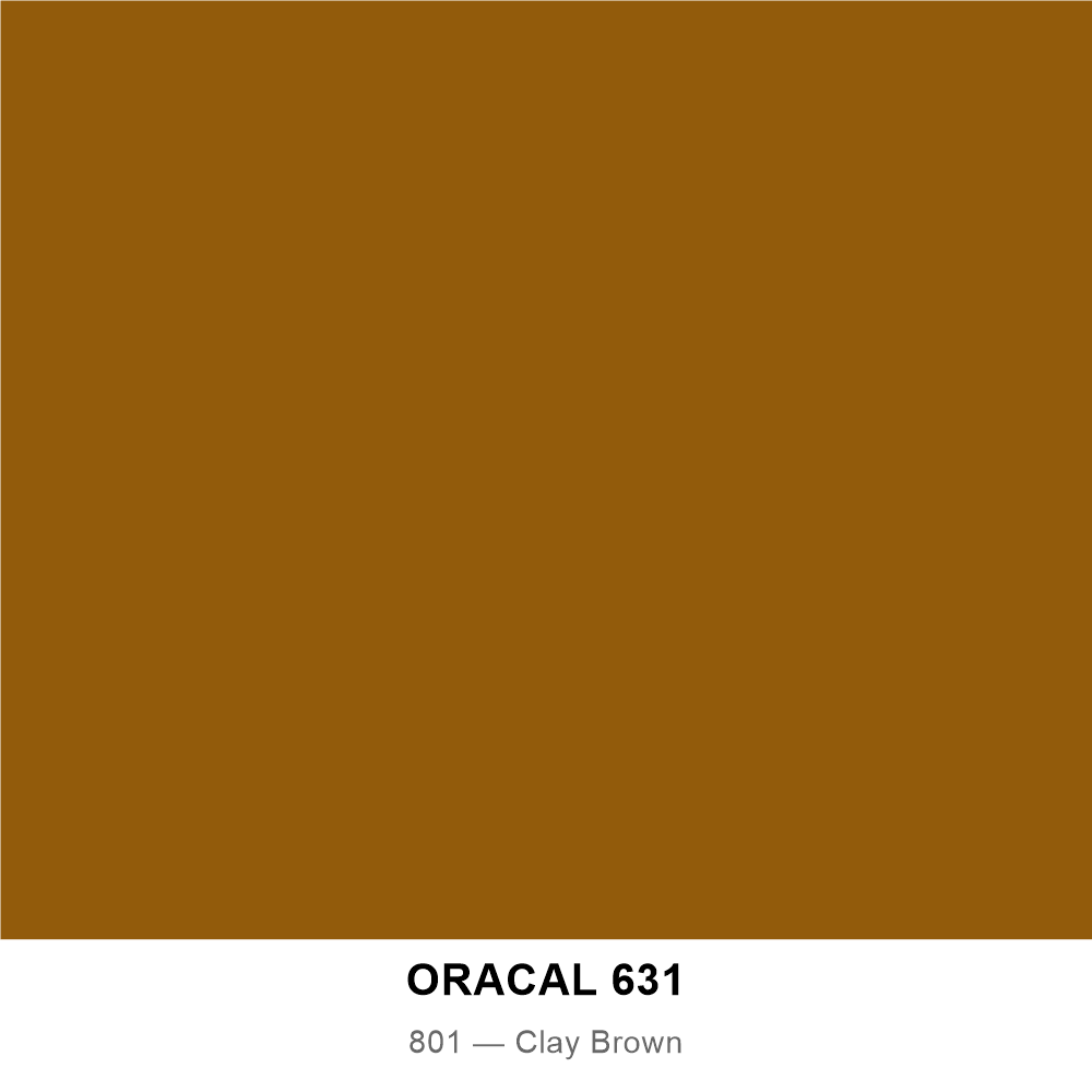 ORACAL 631 801 — Clay Brown