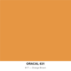 ORACAL 631 817 — Orange Brown