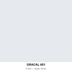 ORACAL 651 010M — Matte White