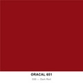 ORACAL 651 030 — Dark Red
