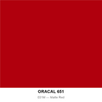 ORACAL 651 031M — Matte Red