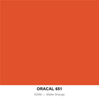 ORACAL 651 034M — Matte Orange