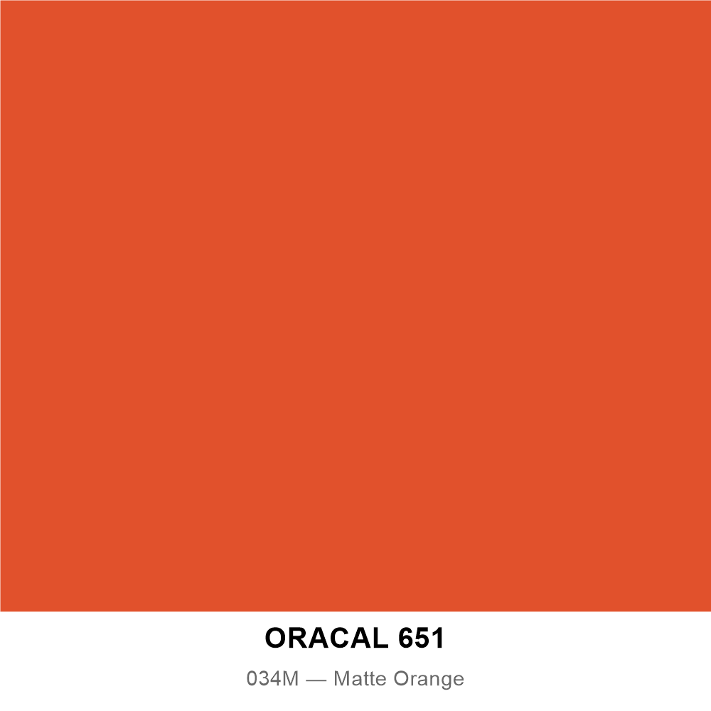 ORACAL 651 034M — Matte Orange