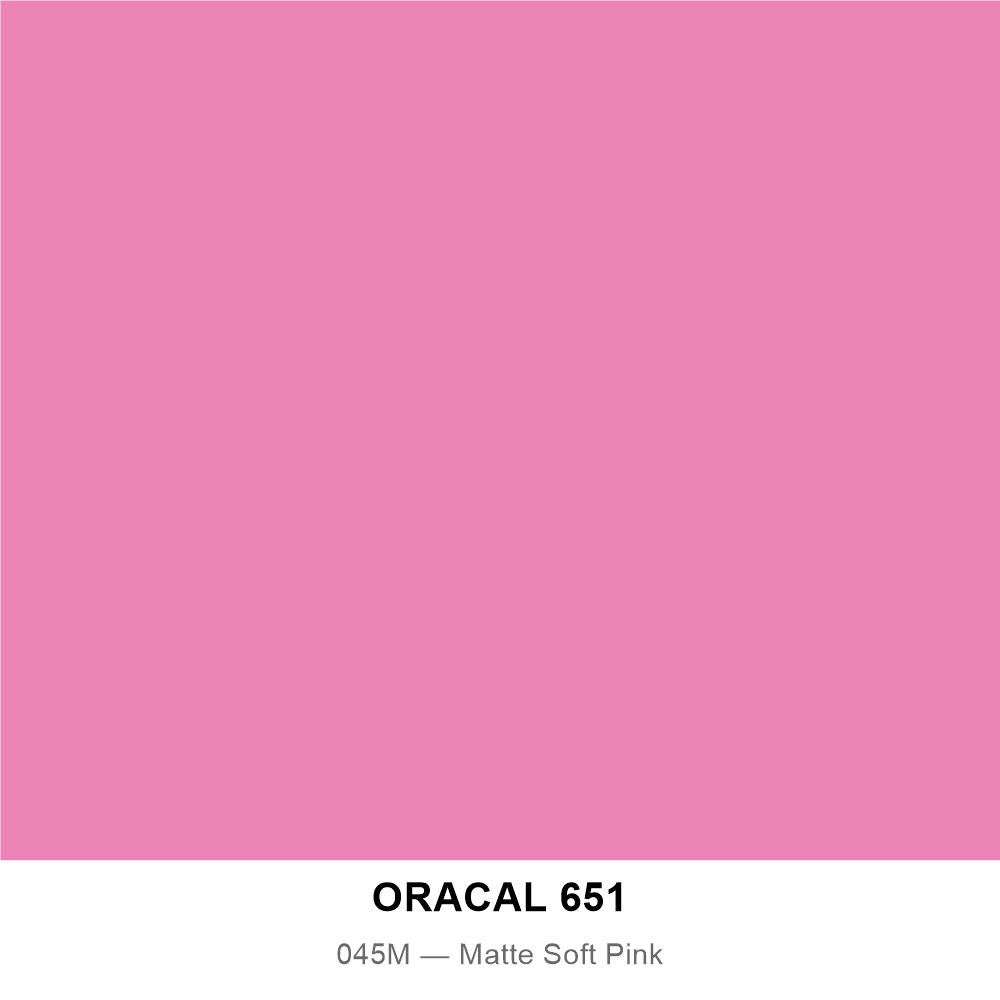 ORACAL 651 045M — Matte Soft Pink