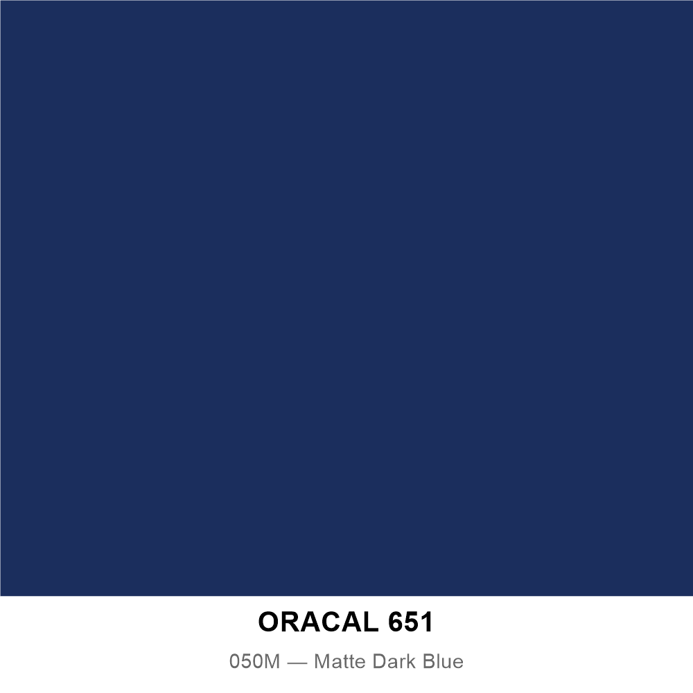 ORACAL 651 050M — Matte Dark Blue