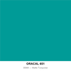 ORACAL 651 054M — Matte Turquoise