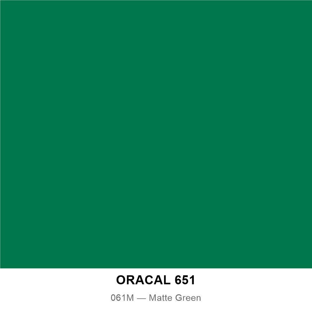 ORACAL 651 061M — Matte Green