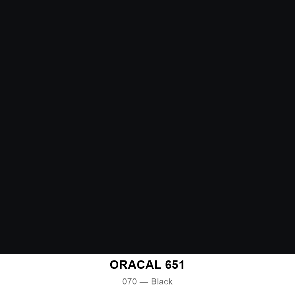 ORACAL 651 070 — Black
