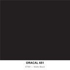 ORACAL 651 070M — Matte Black