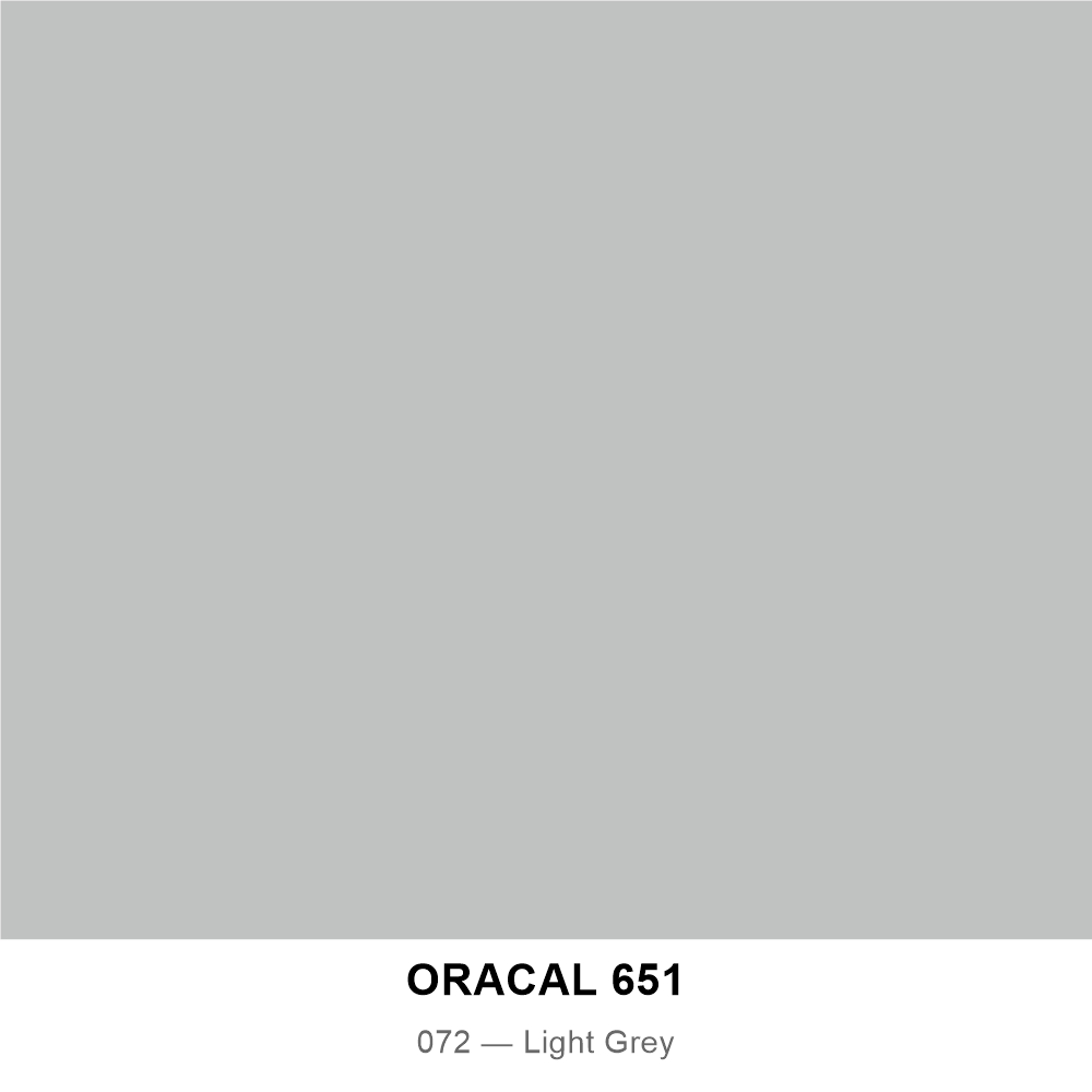 ORACAL 651 072 — Light Grey