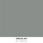 ORACAL 651 074 — Middle Grey