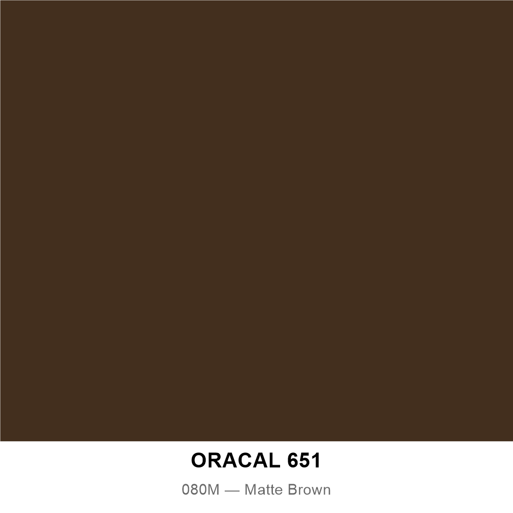ORACAL 651 080M — Matte Brown