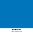ORACAL 651 084M — Matte Sky Blue