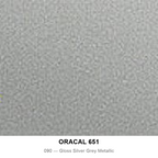 ORACAL 651 090 — Gloss Silver Grey Metallic