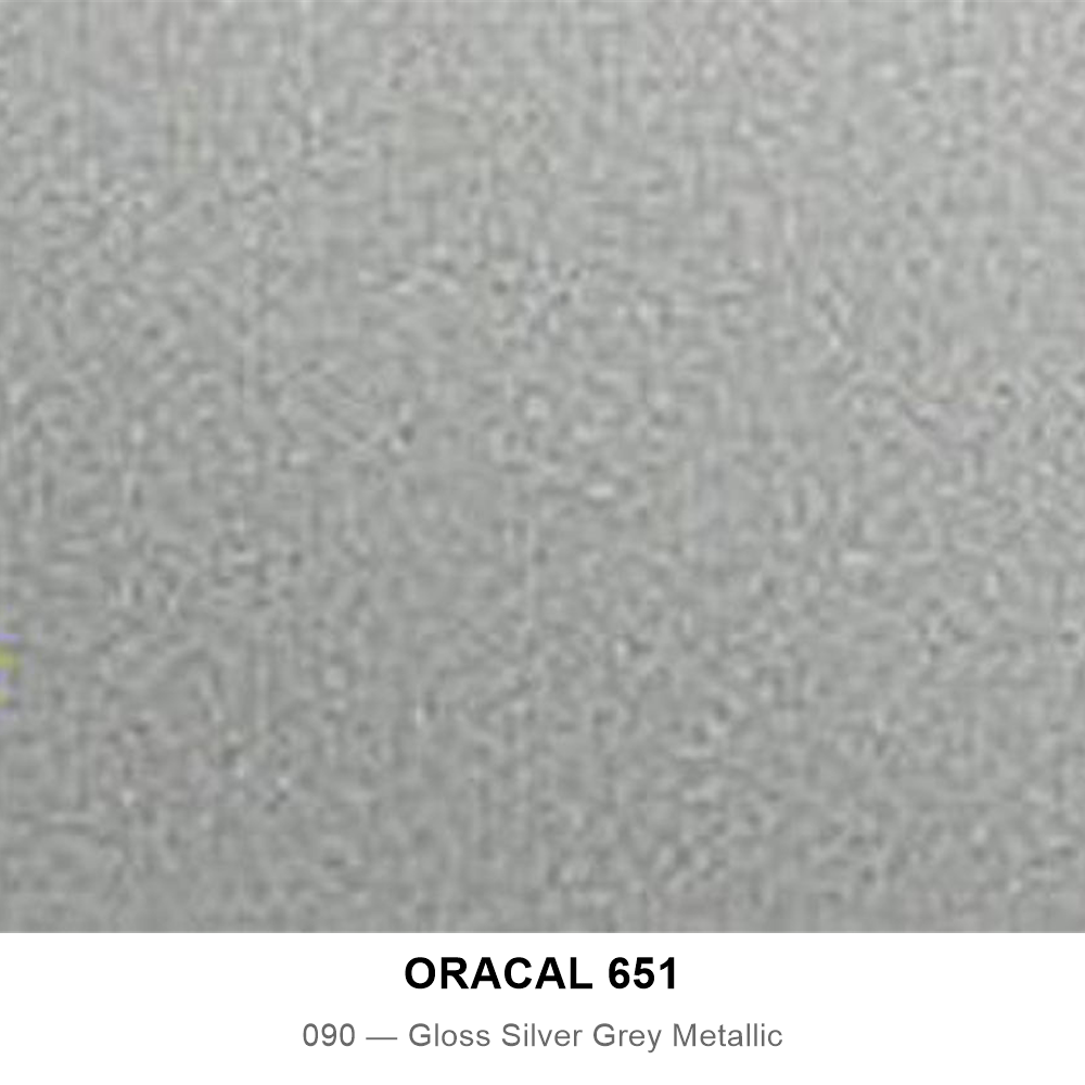 ORACAL 651 090 — Gloss Silver Grey Metallic