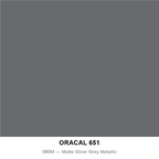 ORACAL 651 090M — Matte Silver Grey Metallic