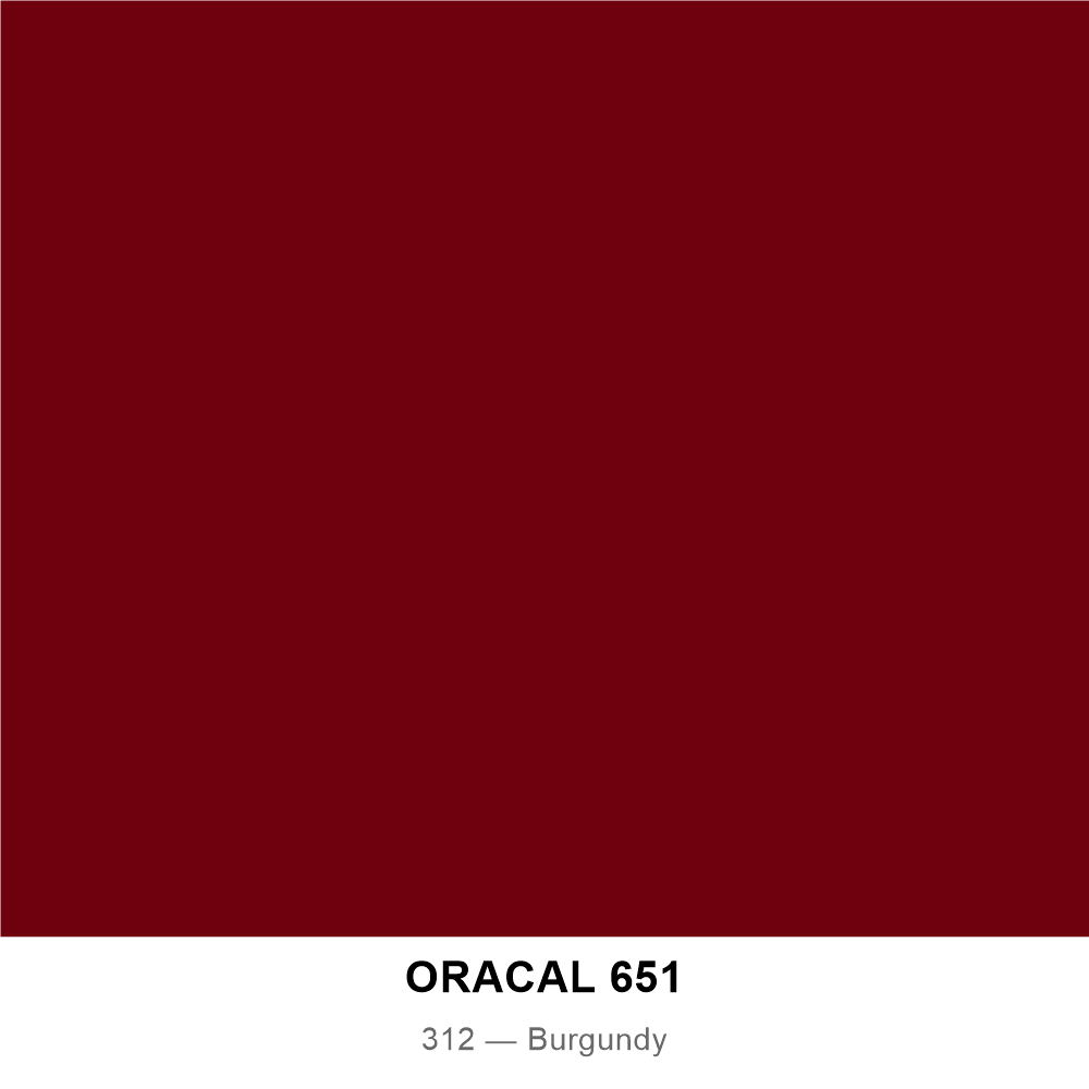ORACAL 651 312 — Burgundy