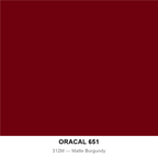 ORACAL 651 312M — Matte Burgundy